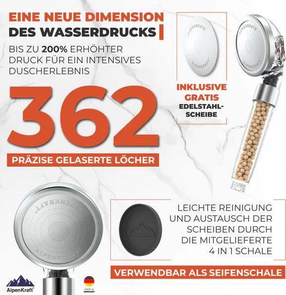 Produktbild AlpenKraft ZugSpitze (3 Strahlarten, 9 l/min)