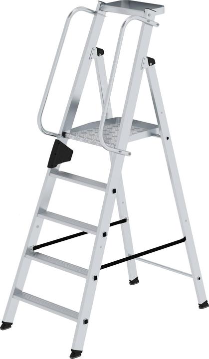 Produktbild Munk Plattformleiter 5 Stufen mit Ablageschale (Plattformleiter, 115 cm)