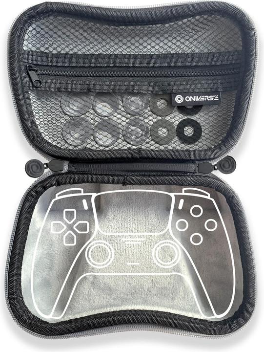 Immagine prodotto Oniverse Controller Case With 10 Accessories 4 Rings 6 Silicon Cap - Grey
