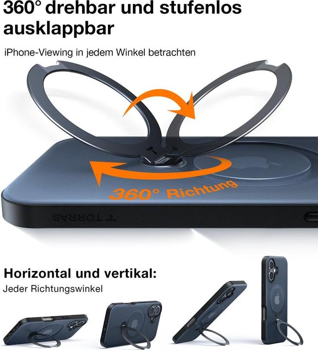 Immagine prodotto Torras UPRO Ostand Spin (Apple iPhone 16)