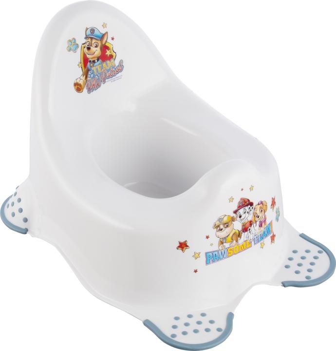 keeeper Kinder babypot ""adam Paw Patrol"", wit/blauw met print, met rubberen voetjes, materiaal: PP