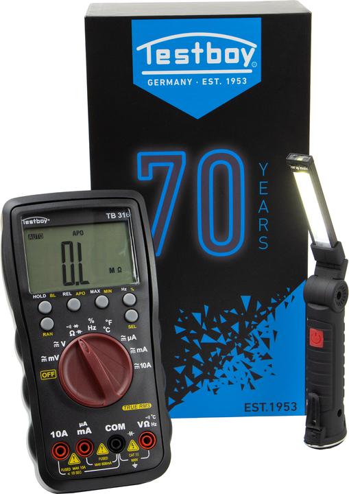 Actual product image Testboy Anniversary box 70 years TB 316 + TB Light 150 (CAT III 600V)