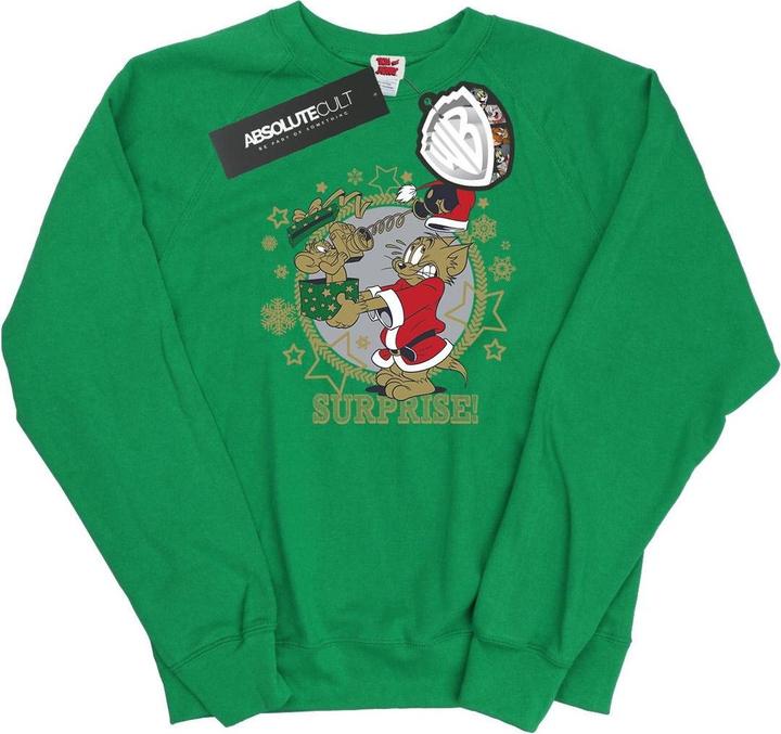 Tom & Jerry Christmas Surprise Sweatshirt (L)