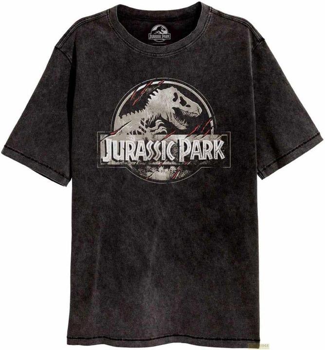 Immagine prodotto NoName JURASSIC PARK - Logo Griffé - Maglietta Délavé Unisex (L) (L)