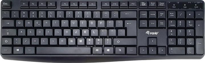 Produktbild equip Kabelgebundene USB Keyboard schwarz,US Layout (US, Kabelgebunden)