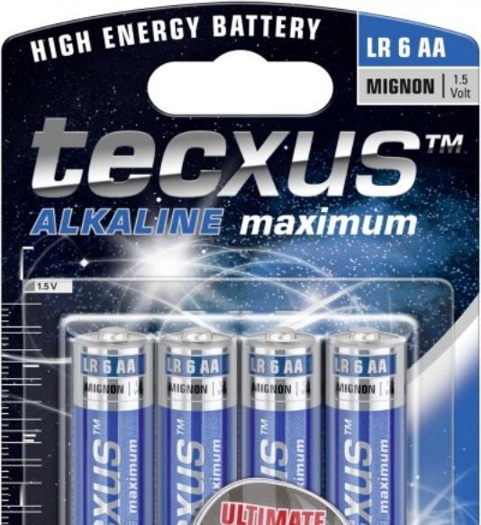 Produktbild Tecxus Alkaline maximum (4 Stk., AA, 2700 mAh)