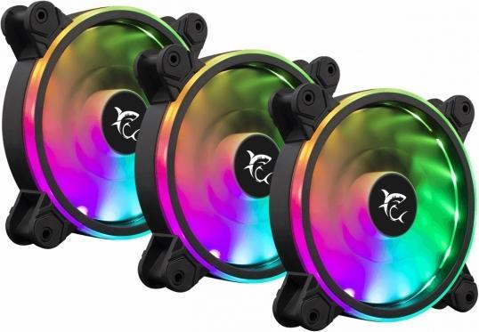White Shark Housing cooler set Nebuka Kit, 3x120mm, with ARGB LED backlight (120 mm, 3 x)