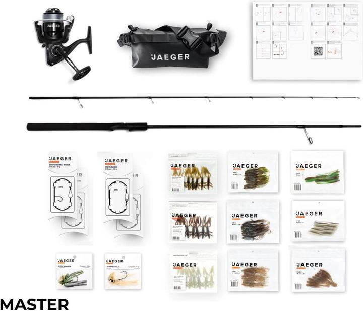 Image du produit Jaeger Perch Go Kit - Perche Starter Combo Master Edition (Canne à lancer, 204 cm)