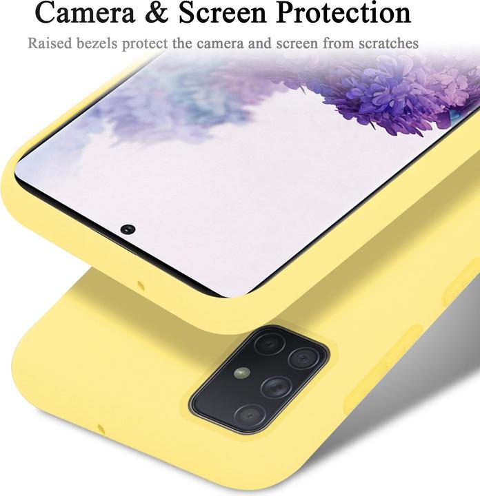 Productafbeelding Cadorabo TPU Liquid Silicone Case Cover (Samsung Galaxy A71)