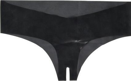 Image du produit Rimba Slip en latex avec entrejambe ouvert "Elena". (L)