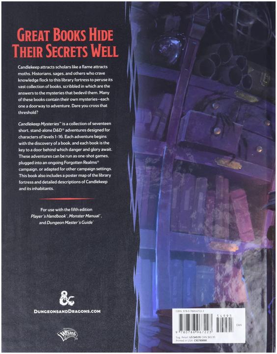 Produktbild Dungeons & Dragons - 5th Edition - Candlekeep Mysteries (WTCC9278) (Englisch)