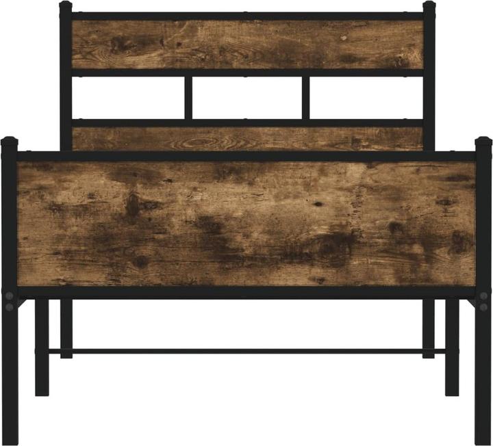 Actual product image VidaXL Bed frame Bed single bed without mattress 80x200 cm wood-based material (80 x 200 cm)