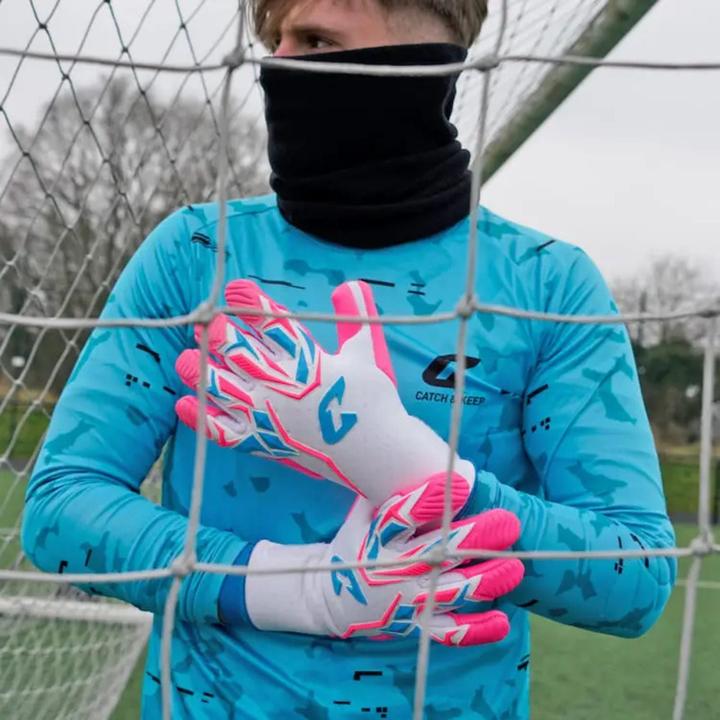 Produktbild Catch & Keep Fussballhandschuhe ViVor Wild Pink Gr. 5 Torwart Goalie Handschuhe (5)