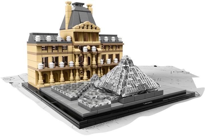 Actual product image LEGO Architecture Louvre (21024, LEGO Architecture)