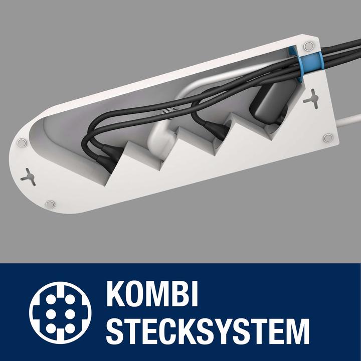 Produktbild REV NoLook Steckdosenleiste 4-fach mit Schalter (4 x, CEE 7/3, 1.40 m)