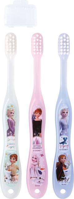 Actual product image Disney Kindergarten toothbrush 3-pack with cap (Soft, 3 x)