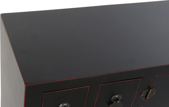 Produktbild DKD Home Decor Console Fir Black 95 x 24 x 79 cm MDF Wood