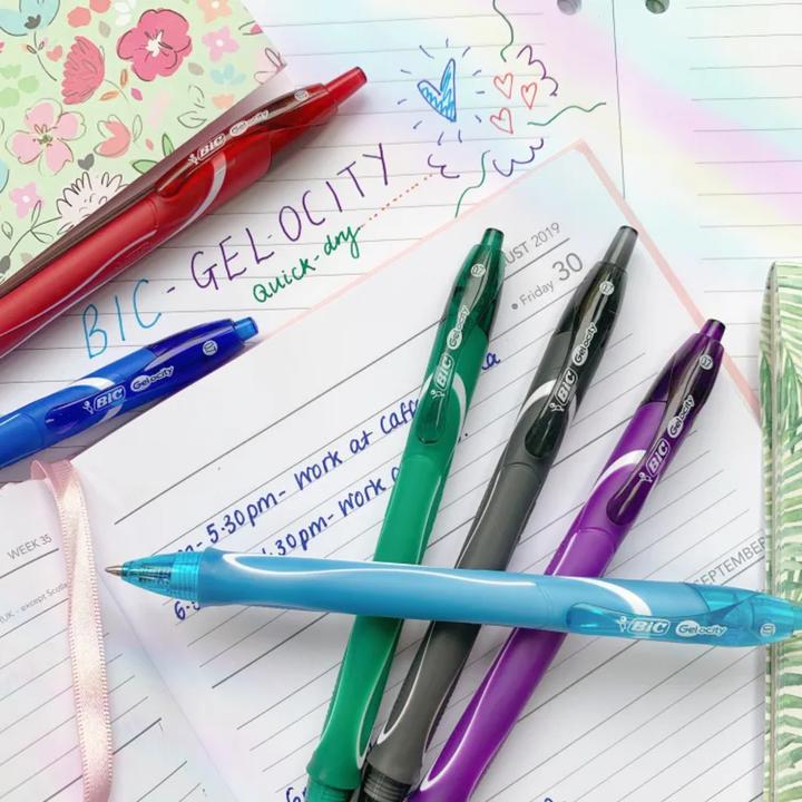 Produktbild Bic Gelschreiber Gel-ocity Quick Dry 0.7 mm Schwarz, 12 Stück (Schwarz, 12 x)
