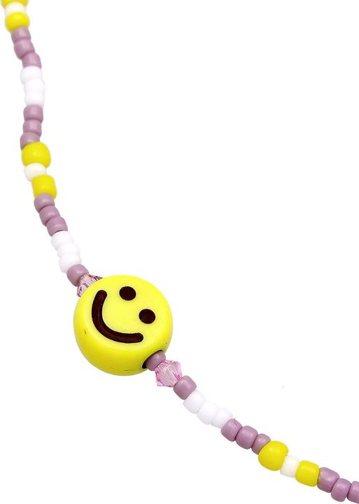 Image du produit Elli Multi-Color, Smiley (Argent 925 sterling plaqué or, Cristal de verre, Verre, Plastique, 36 cm)