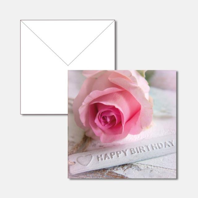 Produktbild Geburtstagskarte Rose - Happy Birthday - Special Edition (1 Stk.)