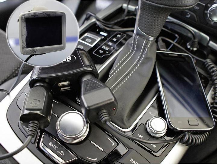 Actual product image Eufab Car socket 4 in 1