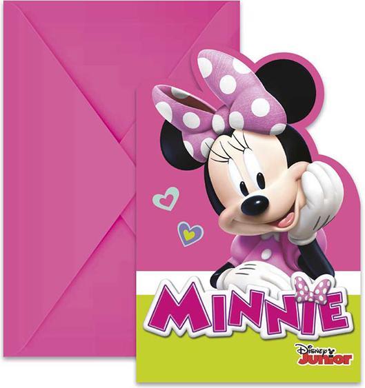 Actual product image Minnie Mouse 6 Invitation Set (6 pcs.)