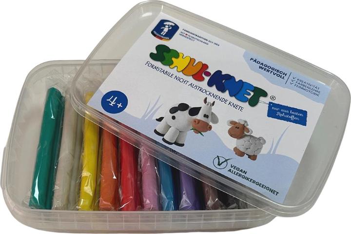 Productafbeelding Feuchtmann School boetseerklei 10x 45g Big Schoolbox 10 kleuren