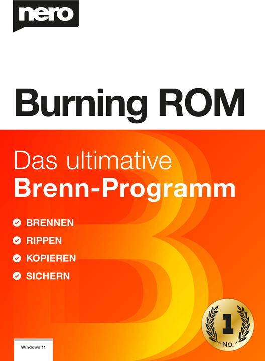 Image du produit Nero Burning ROM (1 Utilisateur, 1 Périphériques/Utilisateurs, Illimité)