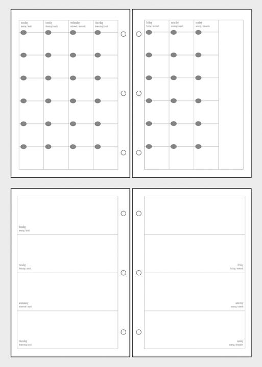 Image du produit Rayher my PLANNER Aperçu mensuel/hebdomadaire, DIN A5 (A5)