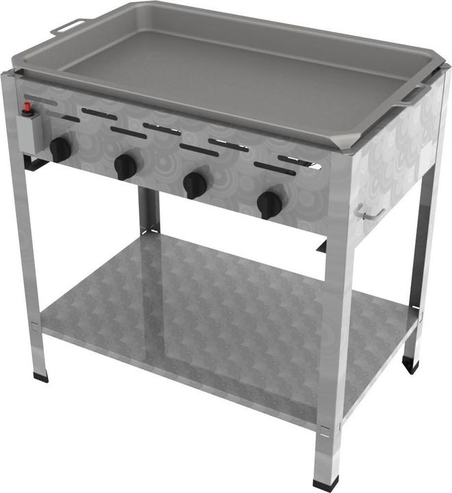Actual product image ChattenGlut Gas roaster 4-burner with pan (18 kW)
