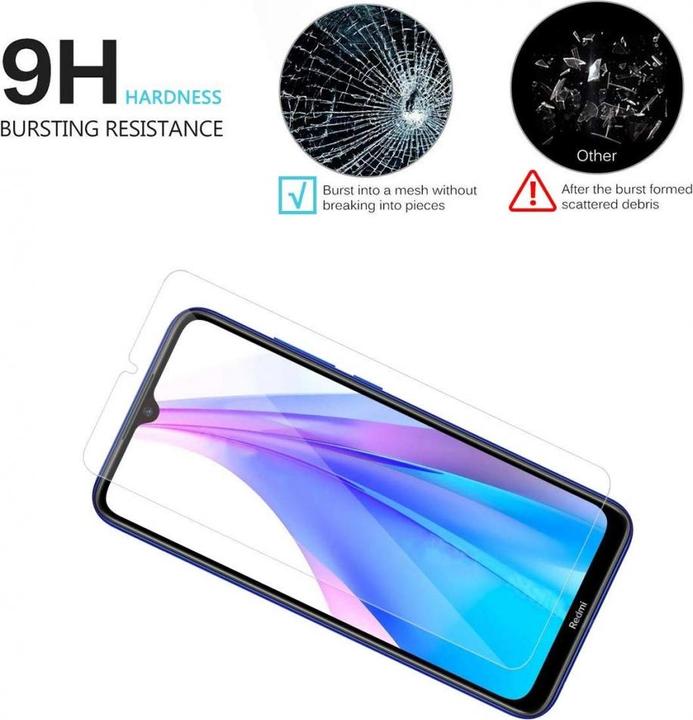 Image du produit Screenguard Xiaomi Redmi Note 8T Protection en verre blindé Case Friendly Design (1 pièce(s), Xiaomi Redmi Note 8T)