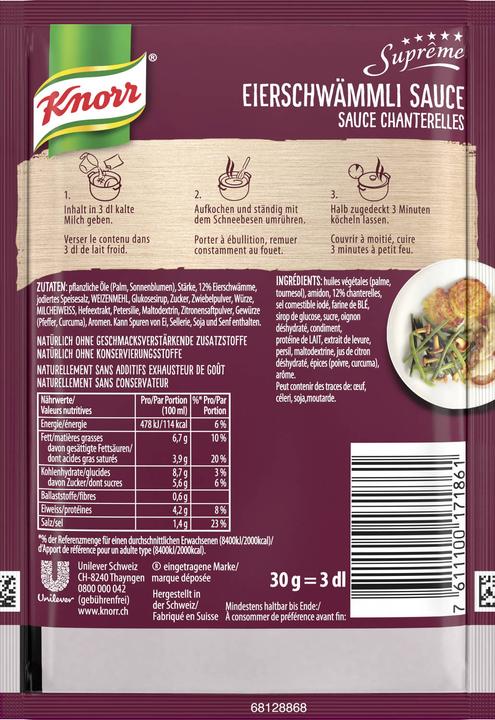 Produktbild Knorr Eierschwämmli Pilz (34 g)