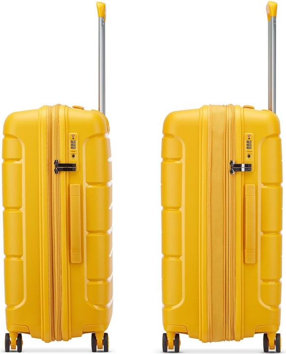 Immagine prodotto Modo by Roncato Starlight 3.0 4 Rollen Kofferset 3-teilig mit Dehnfalte (219 l, XL (da 115l))