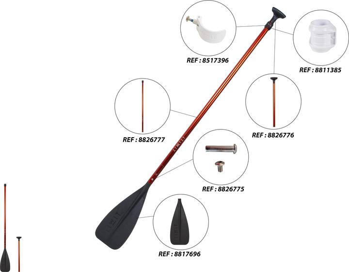 Image du produit Itiwit CLUB 100 (220 cm, 2 pièces)