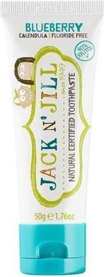 Actual product image Jack N' Jill Kids Natural Toothpaste Helps Soothe Gums and Fight Tooth Decay Blueberry Flavour 2 x 50g Mint