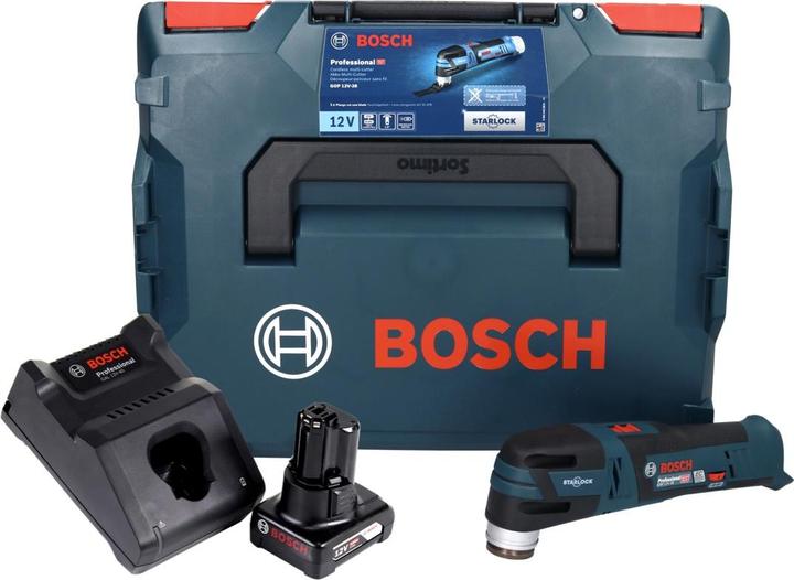 Produktbild Bosch Professional Bosch GOP 12V-28 Professional Akku Multi Cutter 12 V Brushless + 1x Akku 6,0 Ah + Ladegerät + Tauchs