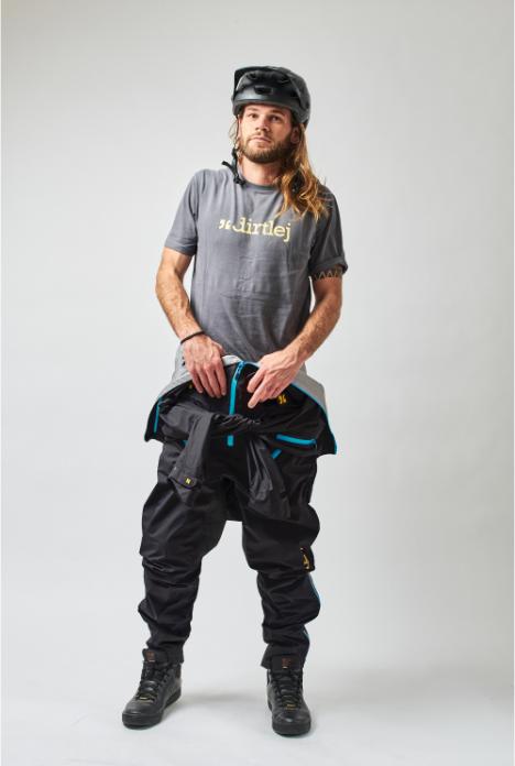 Produktbild dirtlej Dirtsuit Prime Edition, schwarz/blau, S (S)
