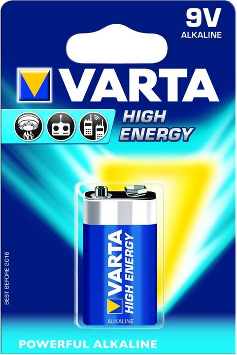 Actual product image Varta LONGLIFE Power (1 pcs., 9V Block, 580 mAh)