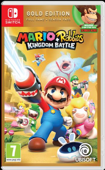Actual product image Nintendo Mario + Rabbids Kingdom Battle - Gold Edition (Switch Lite, Switch OLED, Switch, EN)