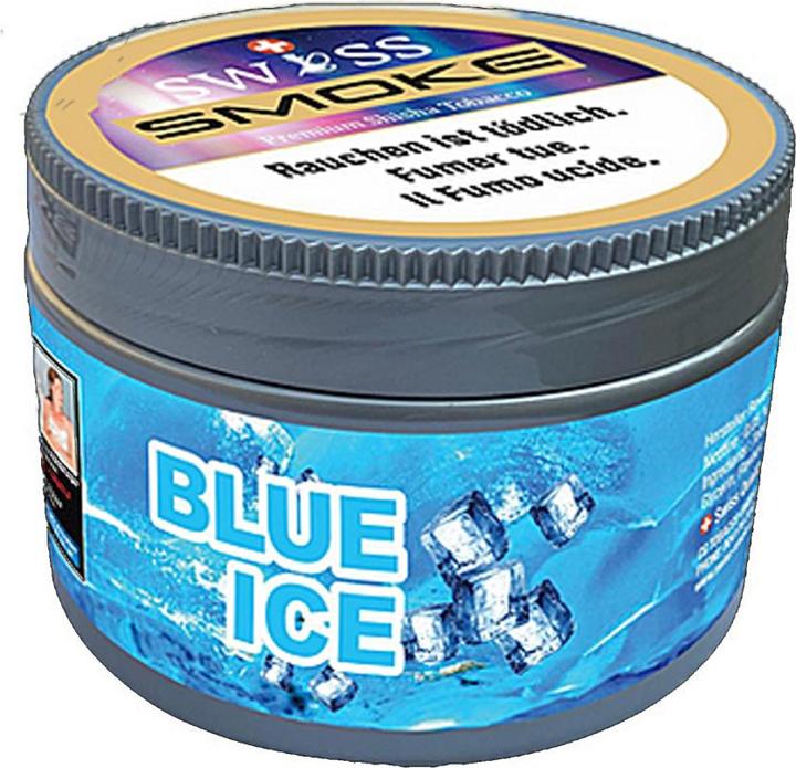 Image du produit Swiss Smoke Tabac à chicha Blue Ice 100g (Menthe)