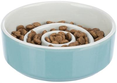 Actual product image Trixie Slow Feeding, ceramic bowl for one dog (0.45 l)