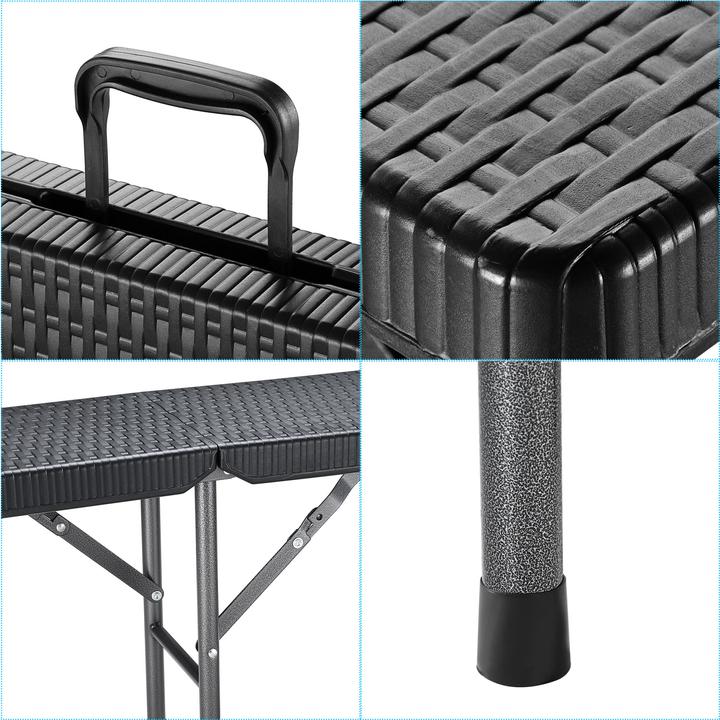 Image du produit Casaria Lot de 2 bancs pliants