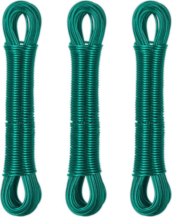 Actual product image Relaxdays 3x clothesline (20 m)