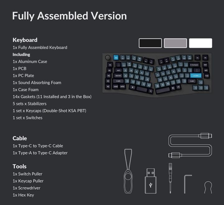Produktbild Keychron Q10 Pro (US, Kabellos, Kabelgebunden)