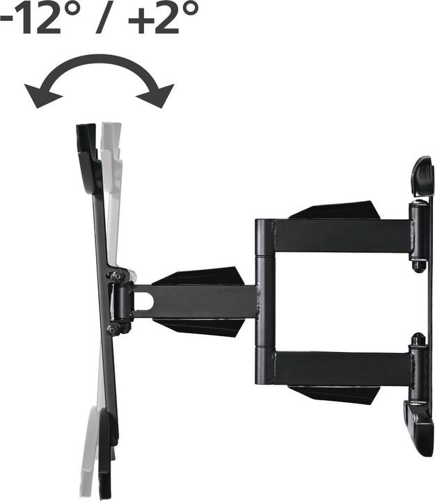 Produktbild Hama TV-Wandhalterung, schwenkbar, neigbar, ausziehbar, 191 cm (75") bis 45 kg (Wand, 75", 45 kg)