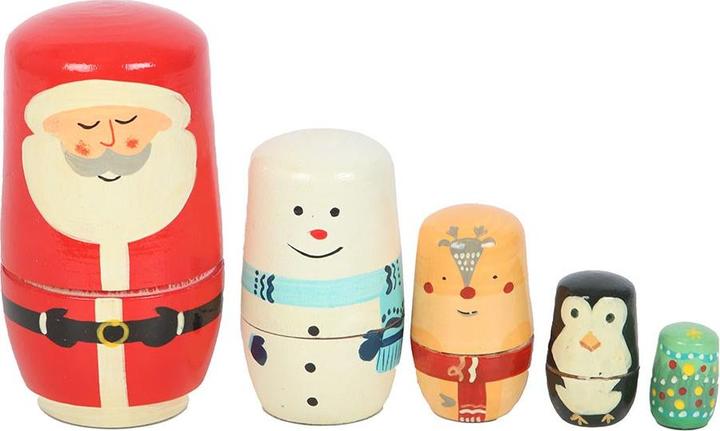 Actual product image Something Different Matryoshka Doll Christmas Doll Set