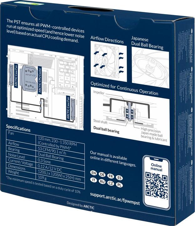 Produktbild Arctic F12 PWM PST CO Lüfter (120 mm, 1 x)