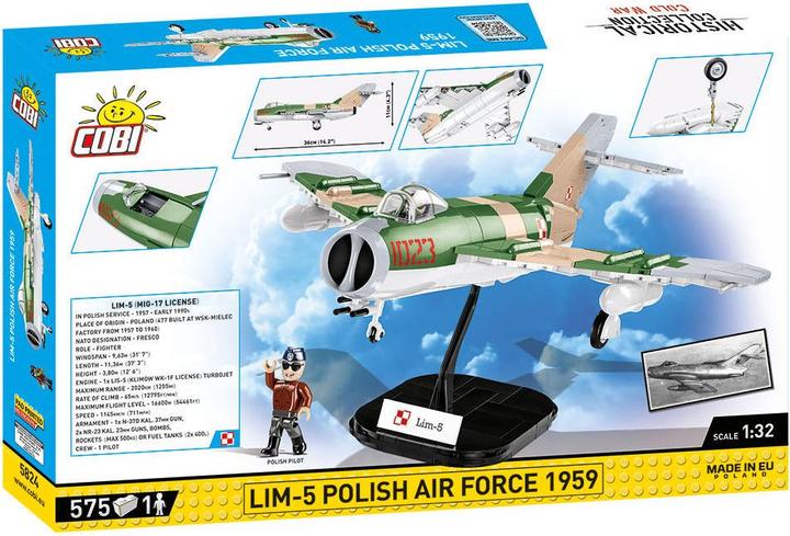 Produktbild Cobi Lim-5 Polish Air Force 1959, Modell, 575 Teile, ab 7 Jahren