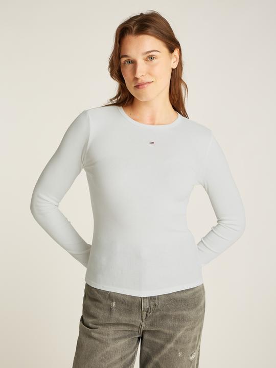 Actual product image Tommy Jeans Tjw Slim Essential Rib Ls (S)