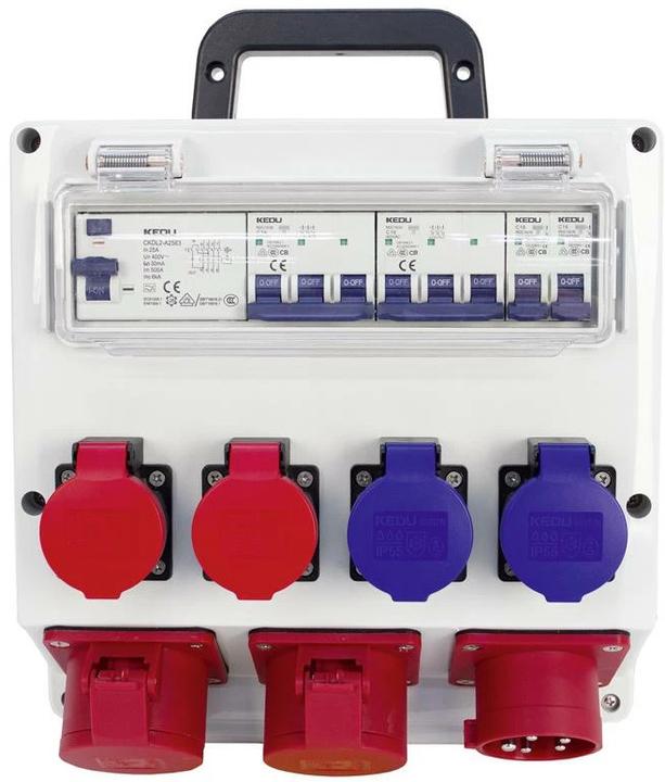 Steffen Distributeurs de chantier (6 x, Type 25, CEE 16/5, Type 23)